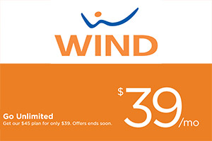 Get in Quick for WIND's Smartphone 39 Unlimited Deal