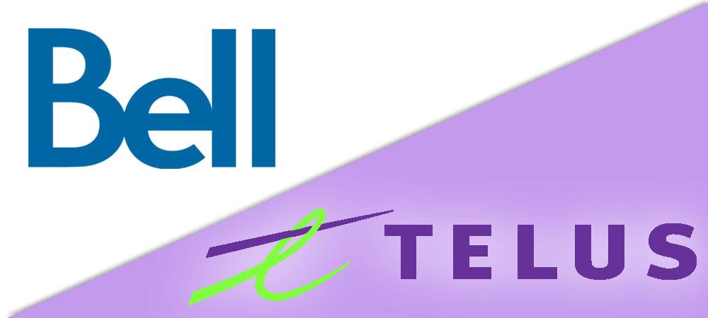 can you hook up a telus phone to a bell network