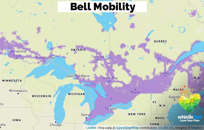 Coverage Ontque 1 Bell 