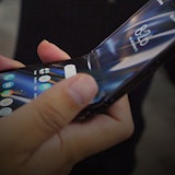 Up Close With Motorola's razr Foldable Screen Smartphone Up Close With Motorola's razr Foldable Screen Smartphone