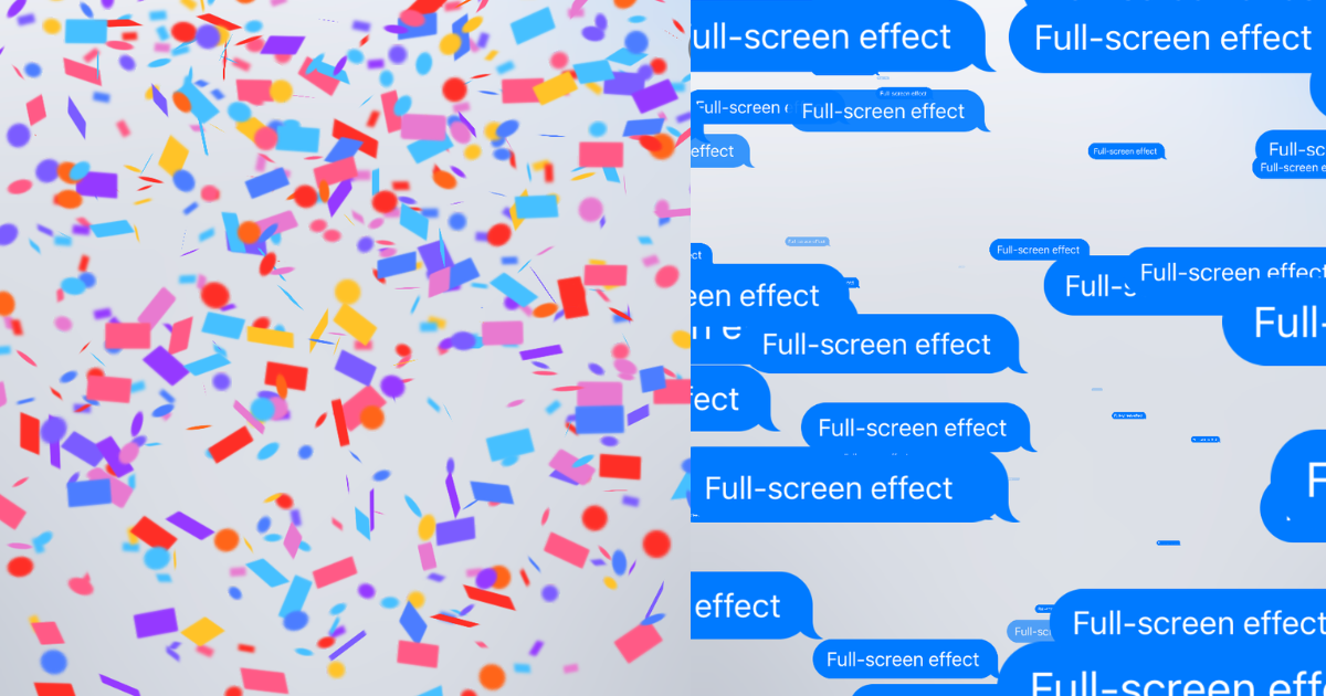 Message Effect How to Send iMessage With Effects on iPhone | WhistleOut