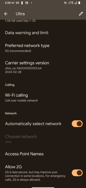 Wi-Fi calling on Android