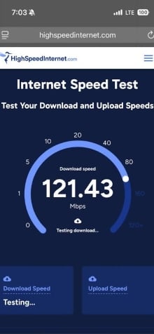 Speed Test 1