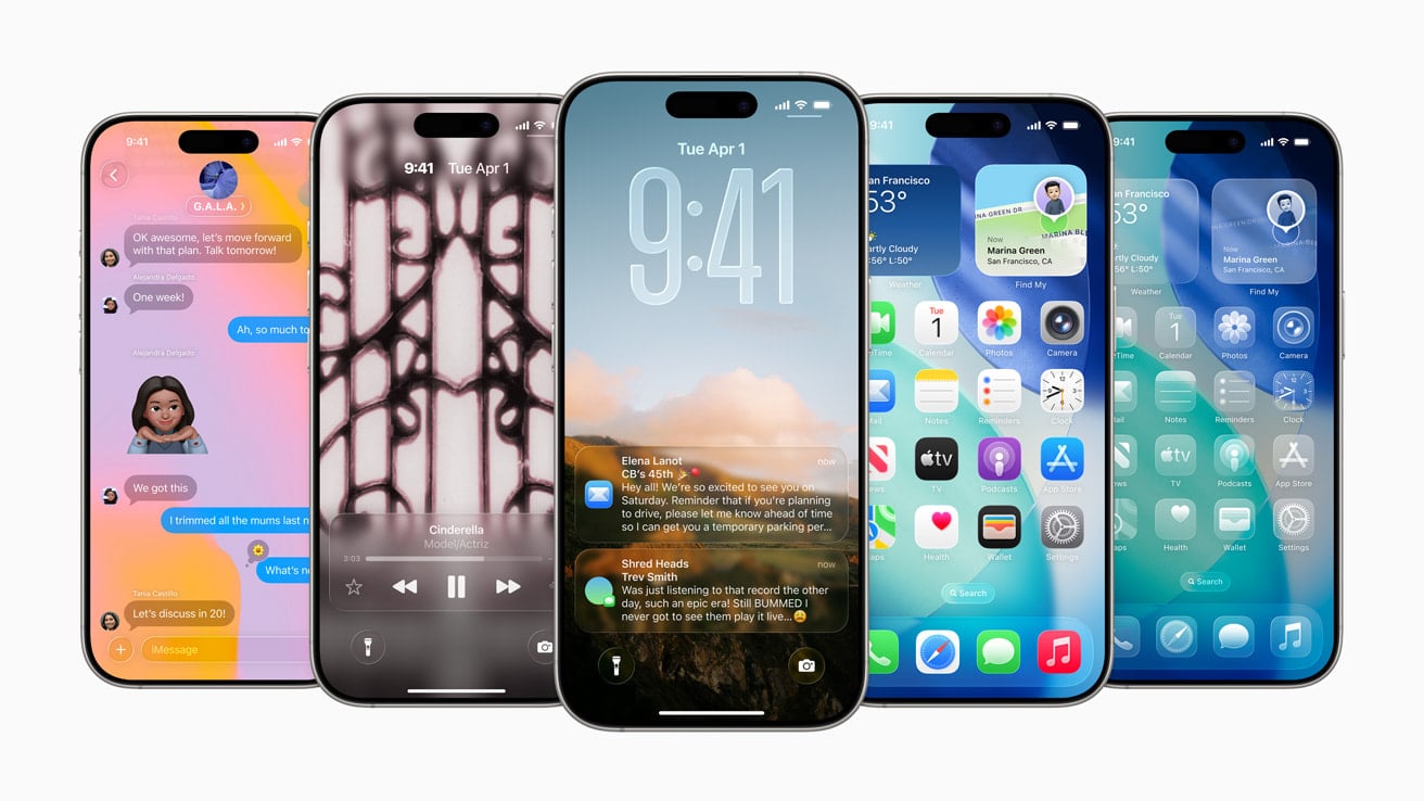 iOS 26 feature the new Liquid Glass UI Apple's iOS 26 and the Liquid Glas UI