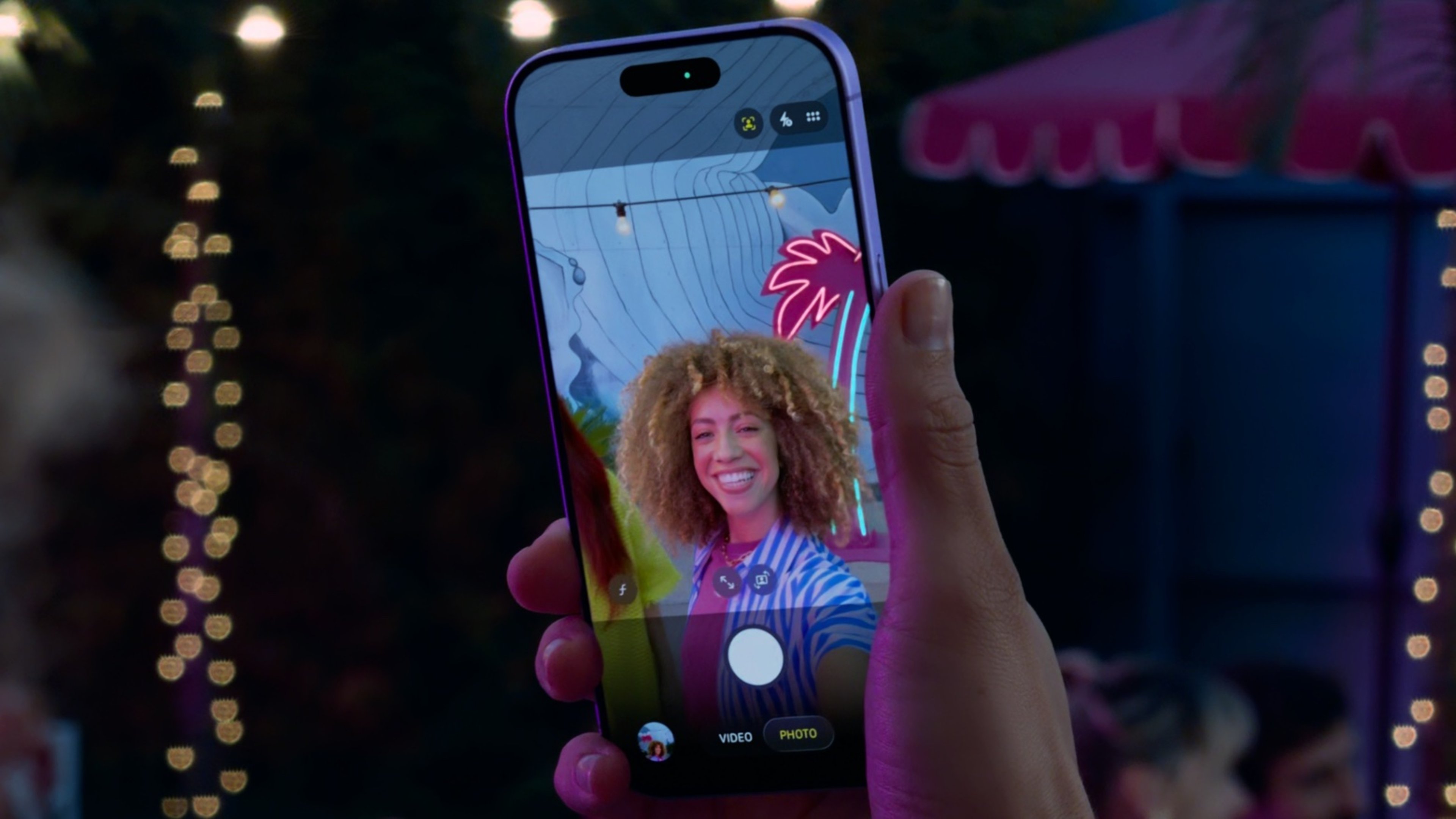 iPhone 17 Center Stage, powered by a 18MP selfie camera.