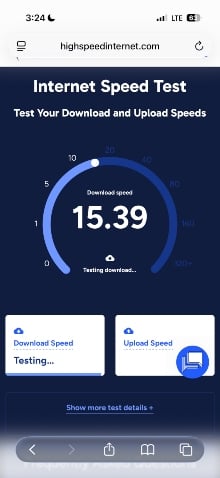 Speed Test 1