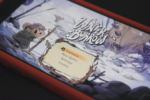 Winter Burrow on iPhone 17